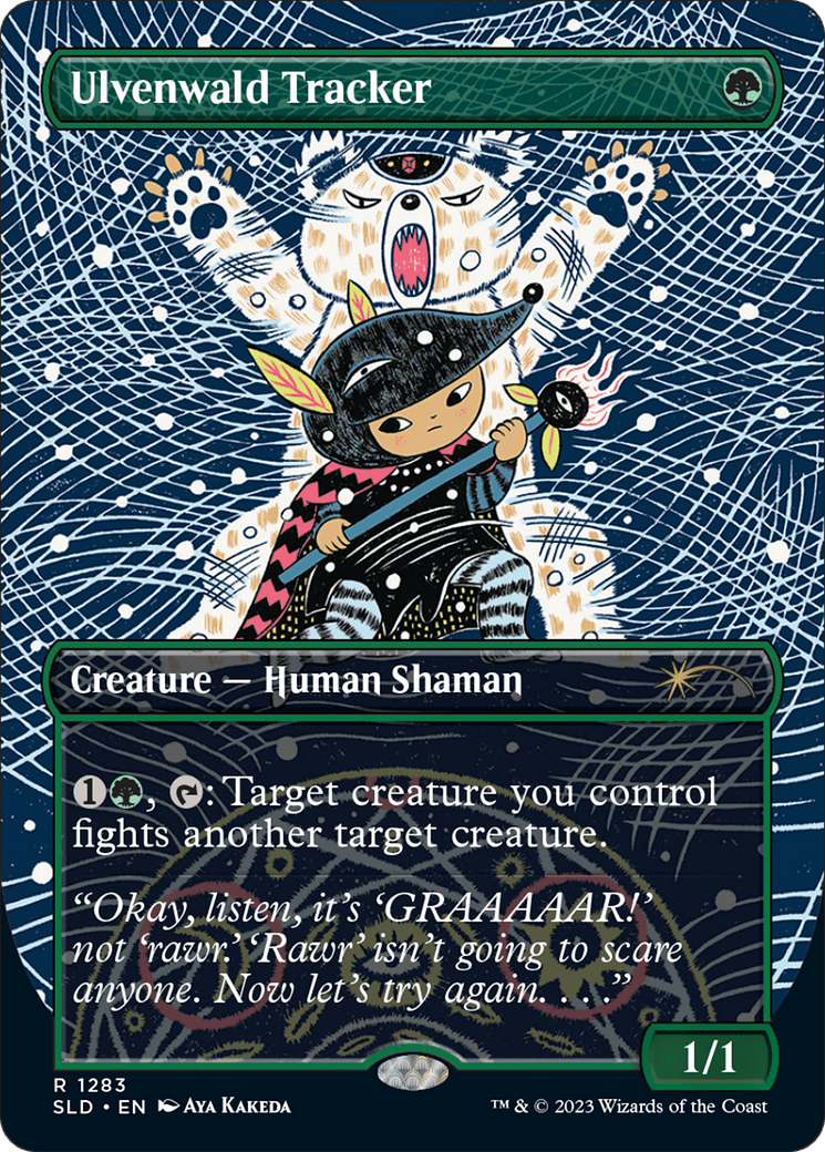 Ulvenwald Tracker (Borderless) [Secret Lair Drop Series] MTG Single Magic: The Gathering  | Multizone: Comics And Games