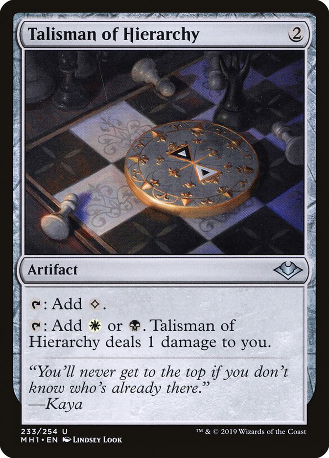 Talisman of Hierarchy [Modern Horizons] | Multizone: Comics And Games