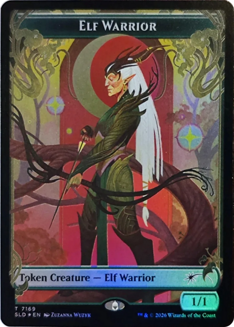 Elf Warrior Token (7169) [Secret Lair Drop Series] | Multizone: Comics And Games