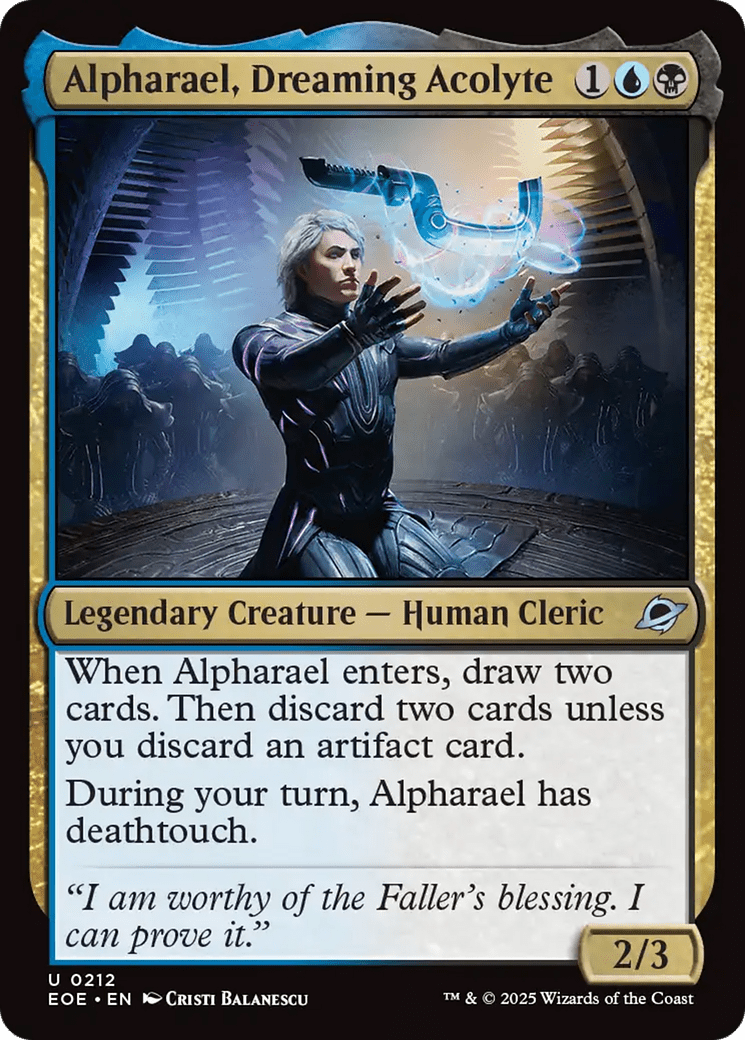 Alpharael, Dreaming Acolyte [Edge of Eternities] MTG Single Magic: The Gathering  | Multizone: Comics And Games