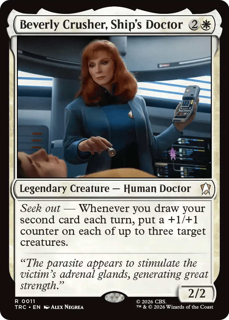 Beverly Crusher, Ship's Doctor [Star Trek Commander] MTG Single Magic: The Gathering  | Multizone: Comics And Games