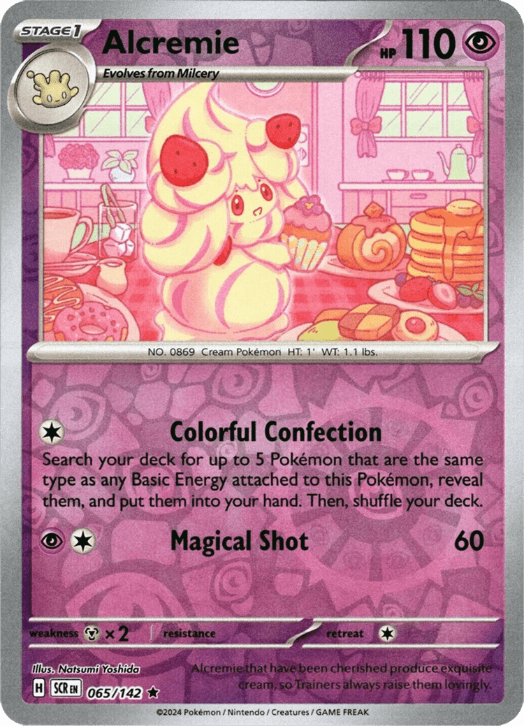 Alcremie (065/142) [Scarlet & Violet: Stellar Crown] Pokemon Single Pokémon  | Multizone: Comics And Games