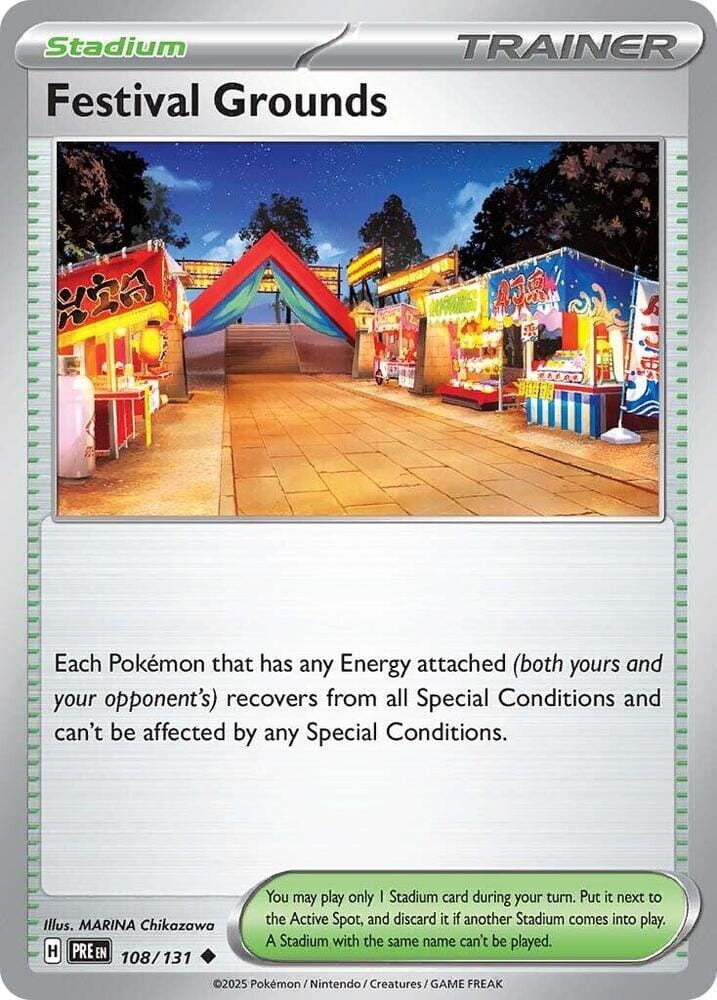 Festival Grounds (108/131) [Scarlet & Violet: Prismatic Evolutions] Pokemon Single Pokémon  | Multizone: Comics And Games