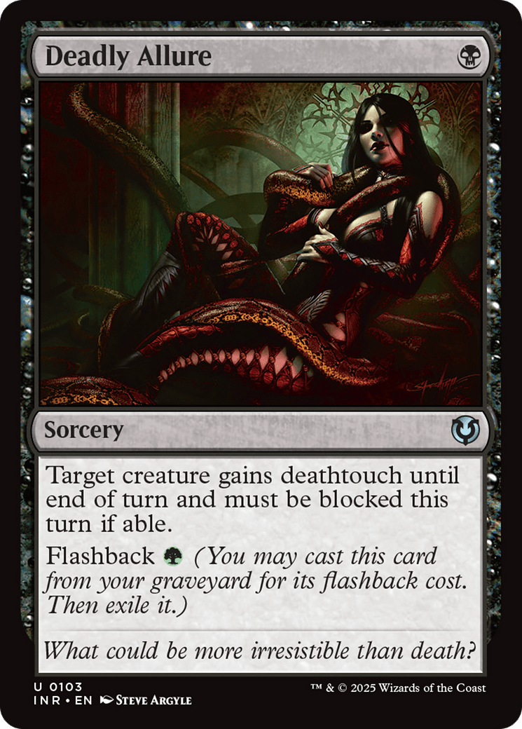 Deadly Allure [Innistrad Remastered] MTG Single Magic: The Gathering  | Multizone: Comics And Games
