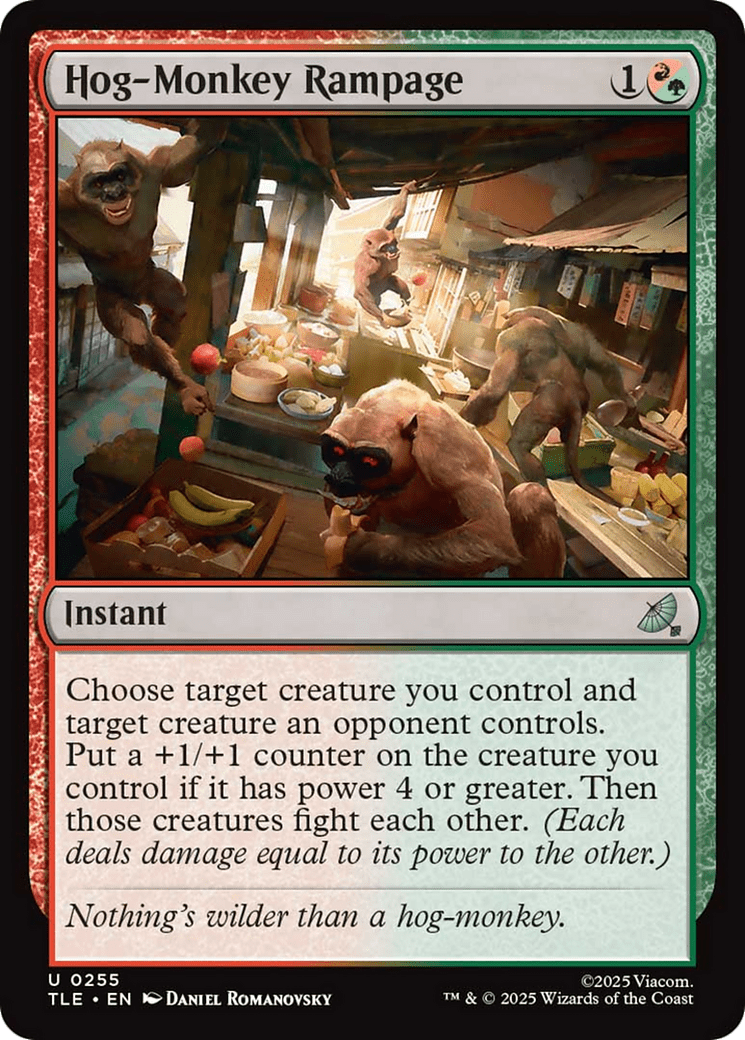 Hog-Monkey Rampage [Avatar: The Last Airbender: Eternal-Legal] MTG Single Magic: The Gathering  | Multizone: Comics And Games