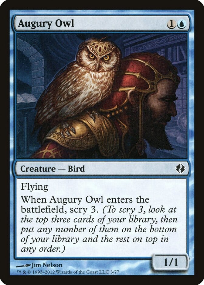 Augury Owl [Duel Decks: Venser vs. Koth] MTG Single Magic: The Gathering  | Multizone: Comics And Games