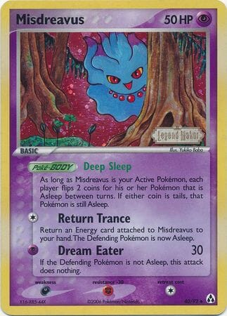 Misdreavus (40/92) (Stamped) [EX: Legend Maker] Pokemon Single Pokémon  | Multizone: Comics And Games