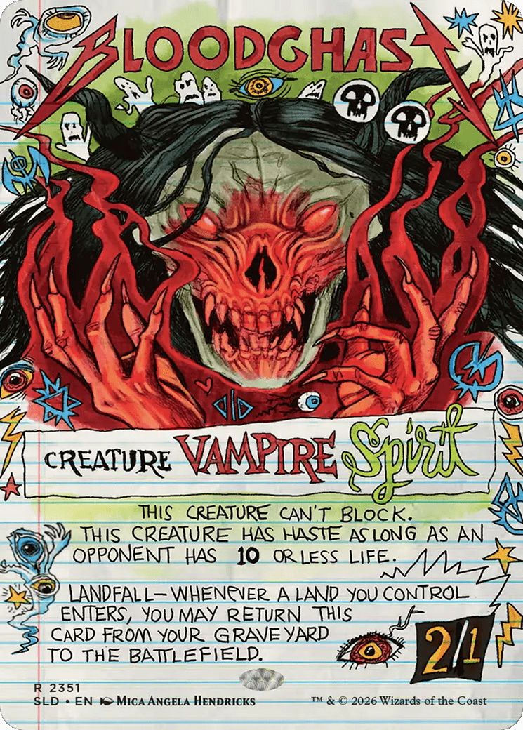 Bloodghast (2351) [Secret Lair Drop Series] MTG Single Magic: The Gathering  | Multizone: Comics And Games