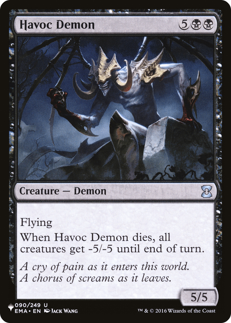 Havoc Demon [The List] MTG Single Magic: The Gathering  | Multizone: Comics And Games
