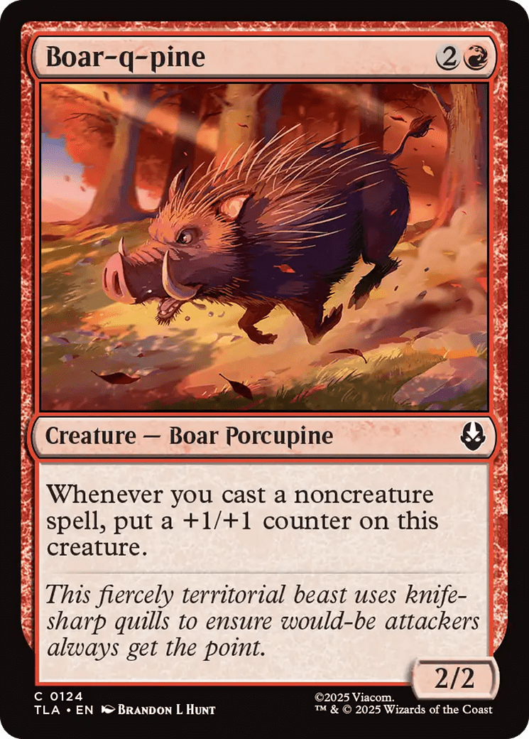 Boar-q-pine [Avatar: The Last Airbender] MTG Single Magic: The Gathering  | Multizone: Comics And Games