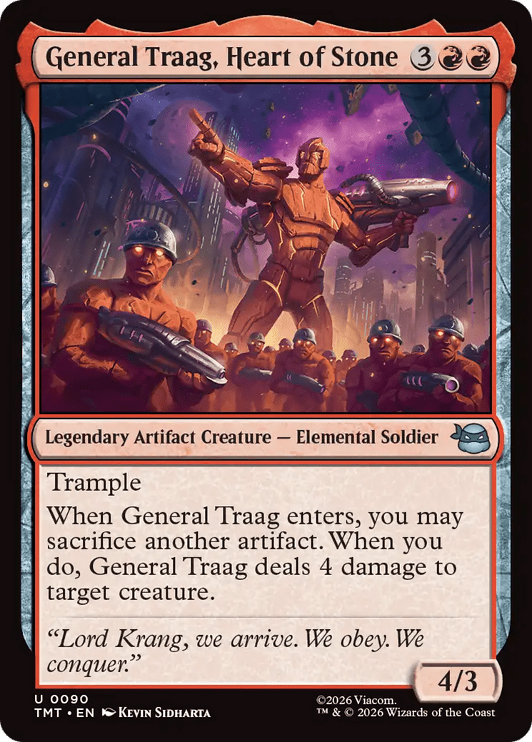 General Traag, Heart of Stone [Teenage Mutant Ninja Turtles] MTG Single Magic: The Gathering  | Multizone: Comics And Games