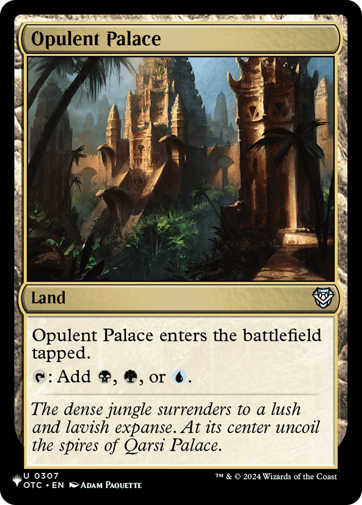 Opulent Palace (OTC) [The List] MTG Single Magic: The Gathering  | Multizone: Comics And Games