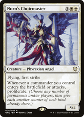 Norn's Choirmaster [Phyrexia: All Will Be One Commander] MTG Single Magic: The Gathering  | Multizone: Comics And Games