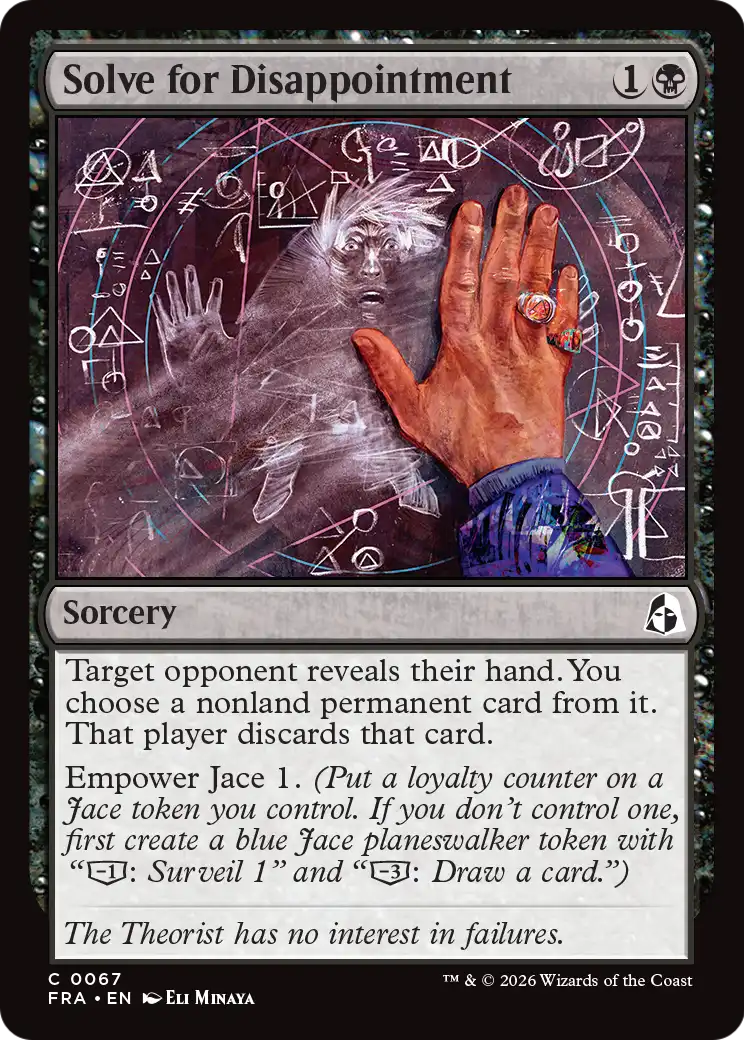 Solve for Disappointment [Reality Fracture] MTG Single Magic: The Gathering  | Multizone: Comics And Games
