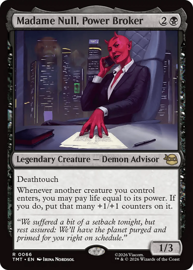 Madame Null, Power Broker [Teenage Mutant Ninja Turtles] MTG Single Magic: The Gathering  | Multizone: Comics And Games