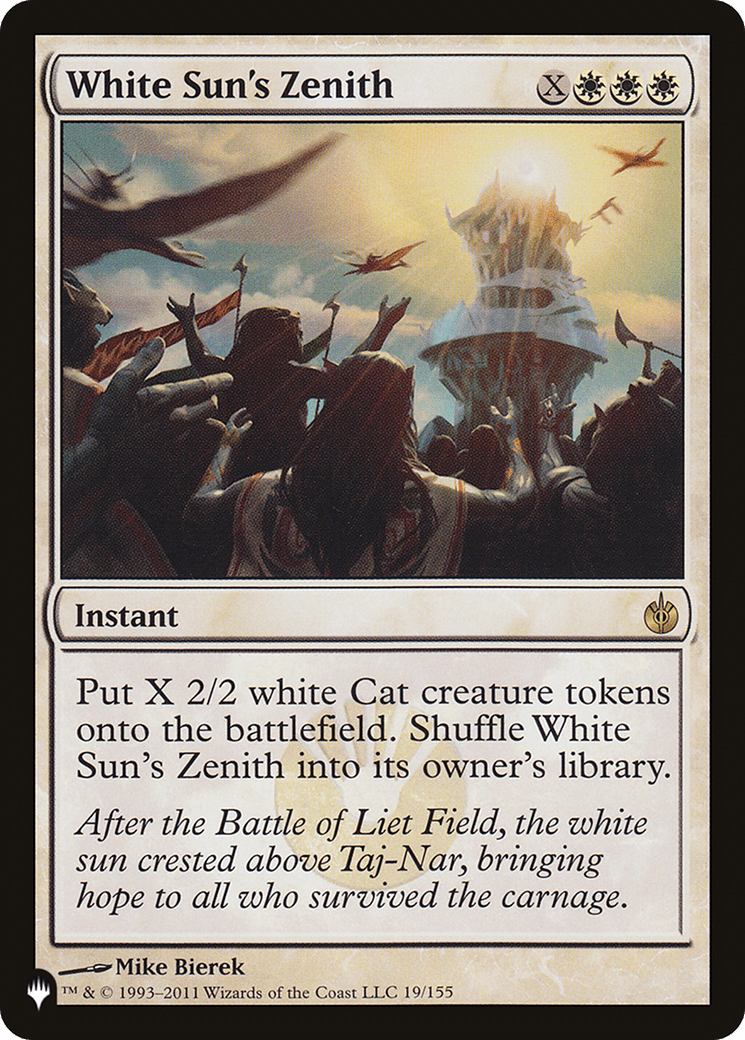 White Sun's Zenith [The List] MTG Single Magic: The Gathering  | Multizone: Comics And Games