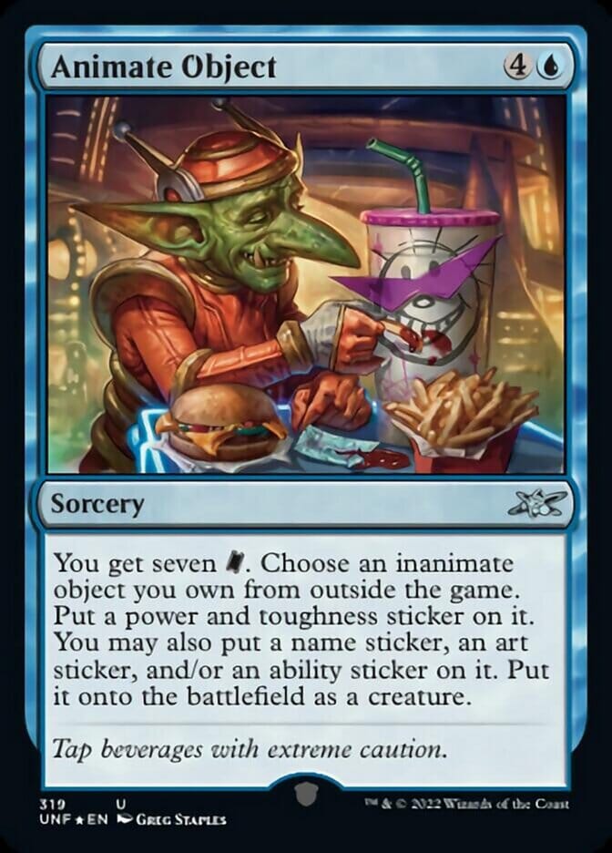 Animate Object (Galaxy Foil) [Unfinity] MTG Single Magic: The Gathering  | Multizone: Comics And Games