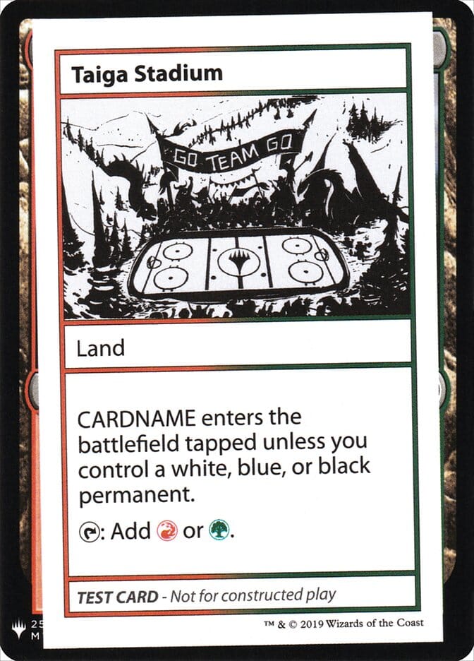 Taiga Stadium [Mystery Booster Playtest Cards] MTG Single Magic: The Gathering  | Multizone: Comics And Games