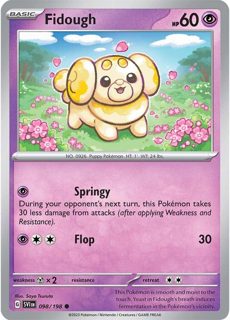 Fidough (098/198) [Scarlet & Violet: Base Set] Pokemon Single Pokémon  | Multizone: Comics And Games