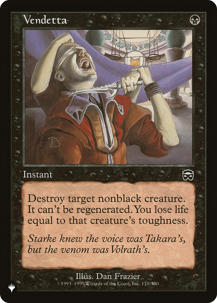 Vendetta [The List] MTG Single Magic: The Gathering  | Multizone: Comics And Games
