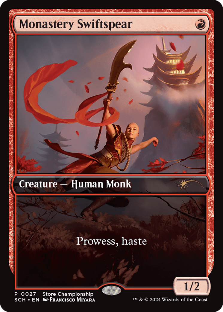 Monastery Swiftspear [Store Championships 2024] MTG Single Magic: The Gathering  | Multizone: Comics And Games