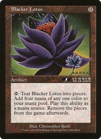 Blacker Lotus (Oversized) [Oversize Cards] MTG Single Magic: The Gathering  | Multizone: Comics And Games