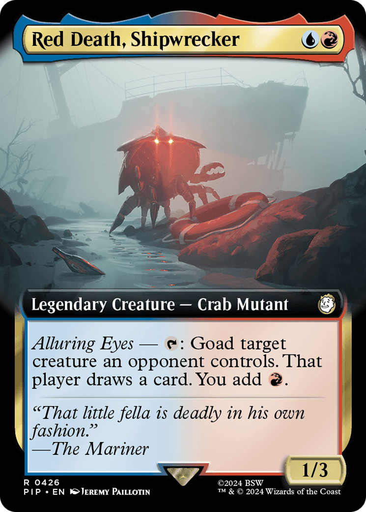 Red Death, Shipwrecker (Extended Art) [Fallout] MTG Single Magic: The Gathering  | Multizone: Comics And Games