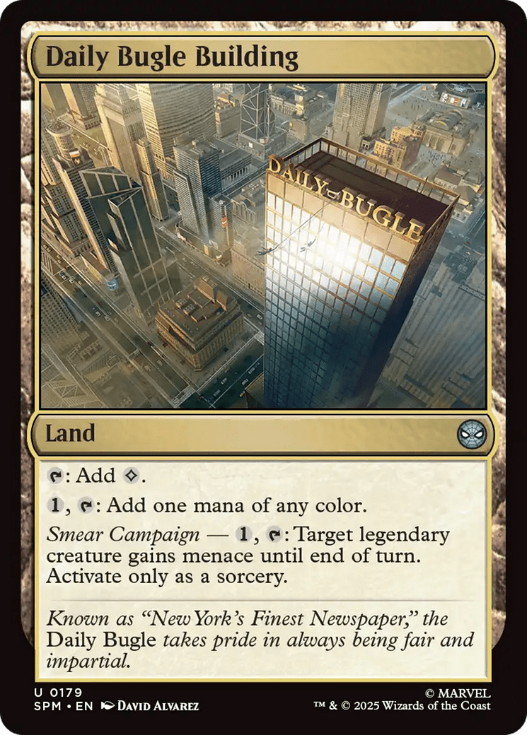 Daily Bugle Building [Marvel's Spider-Man] MTG Single Magic: The Gathering  | Multizone: Comics And Games