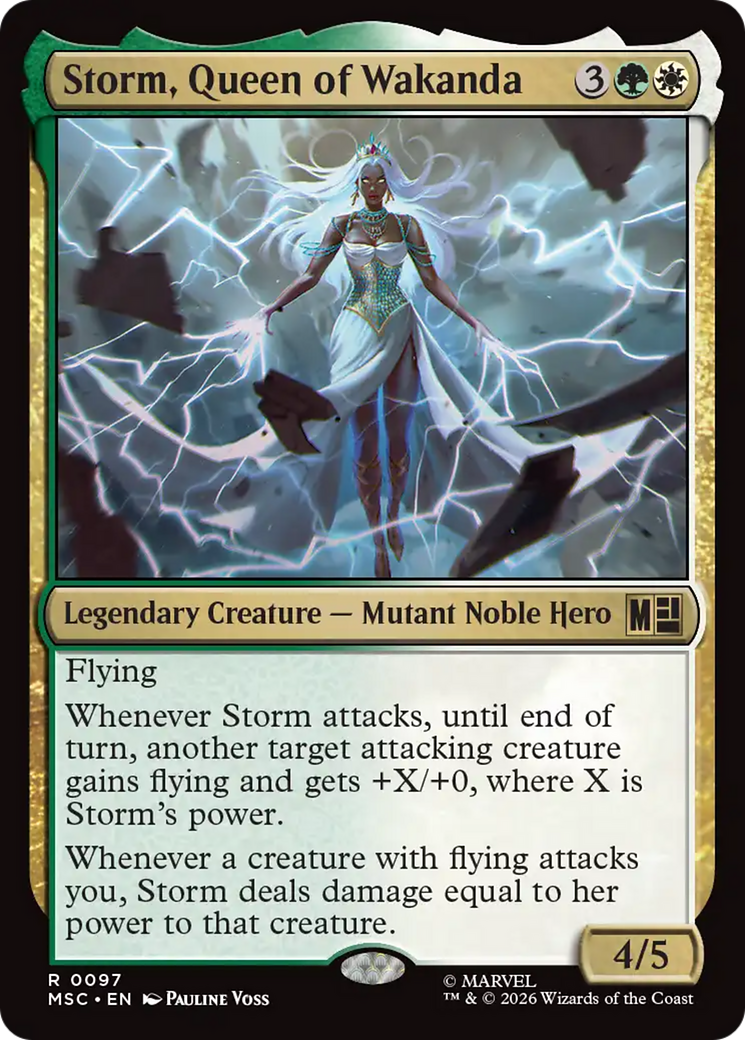 Storm, Queen of Wakanda (Surge Foil) [Marvel Super Heroes Commander] | Multizone: Comics And Games