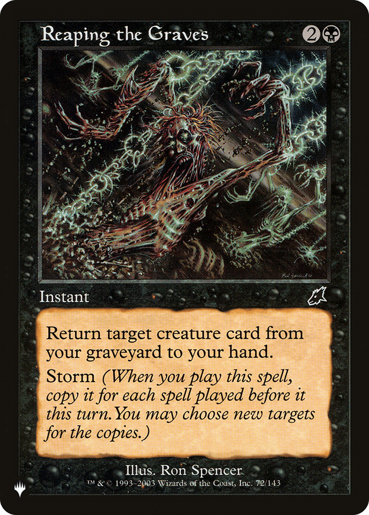 Reaping the Graves [The List] MTG Single Magic: The Gathering  | Multizone: Comics And Games
