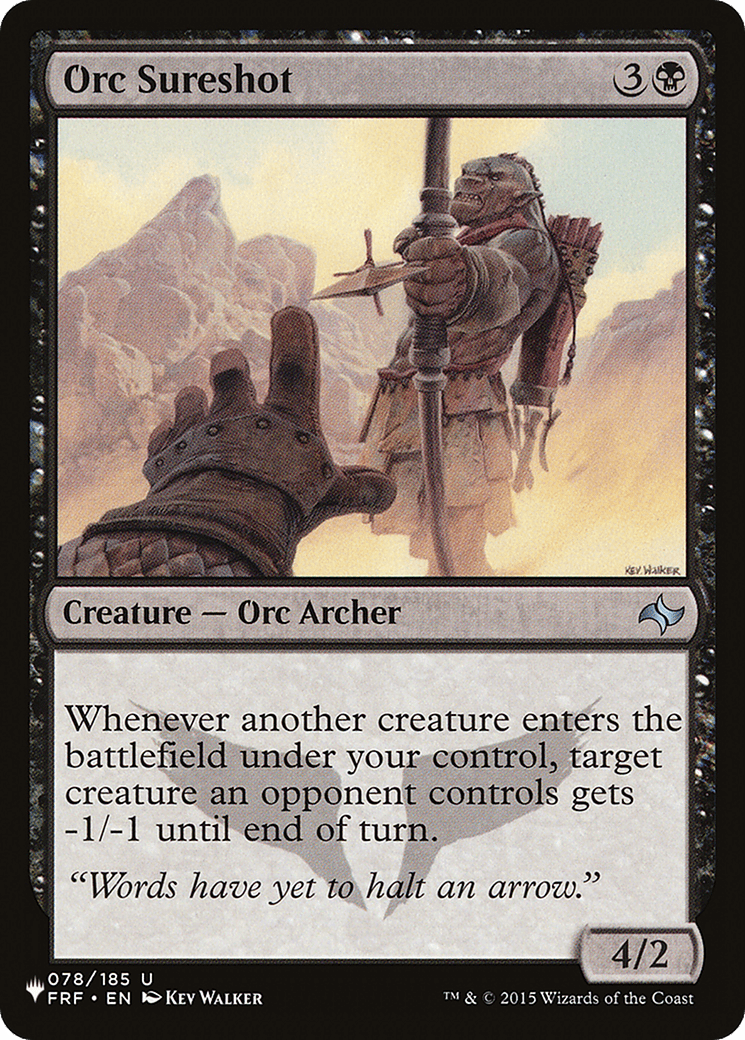 Orc Sureshot [The List] MTG Single Magic: The Gathering  | Multizone: Comics And Games