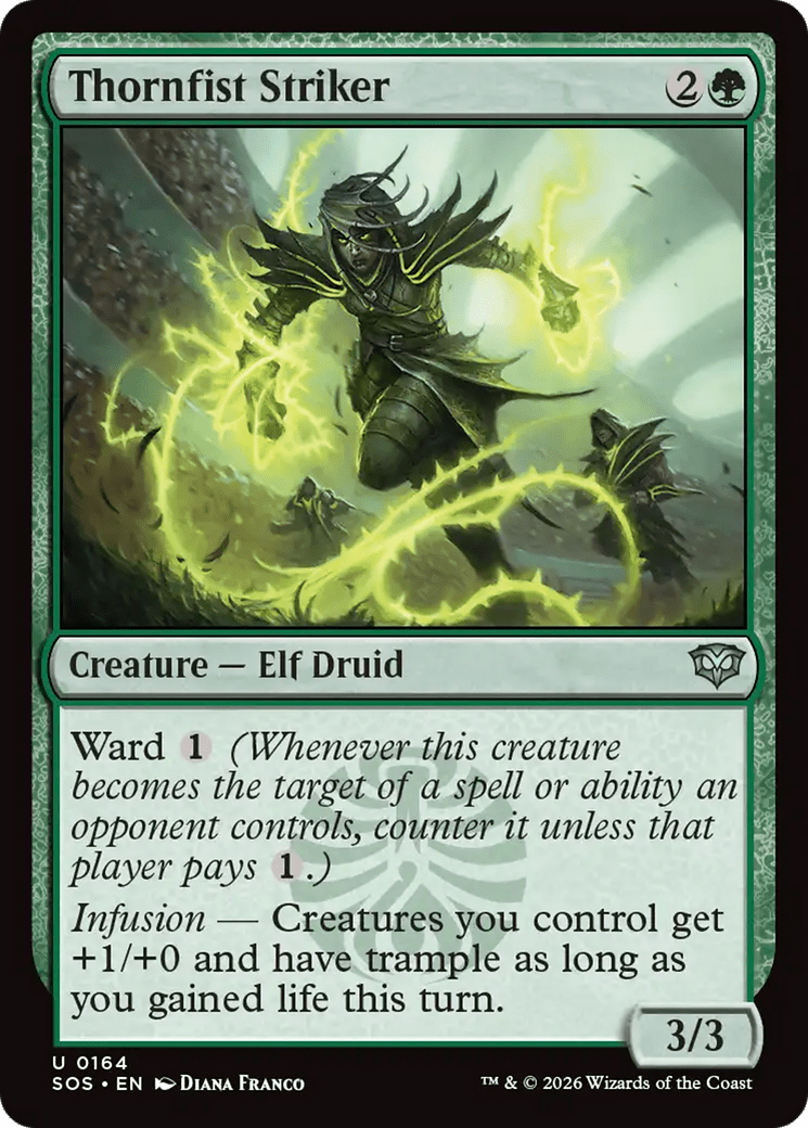 Thornfist Striker [Secrets of Strixhaven] MTG Single Magic: The Gathering  | Multizone: Comics And Games