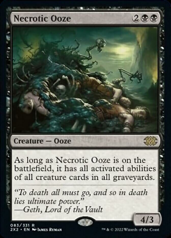 Necrotic Ooze [Double Masters 2022] MTG Single Magic: The Gathering  | Multizone: Comics And Games