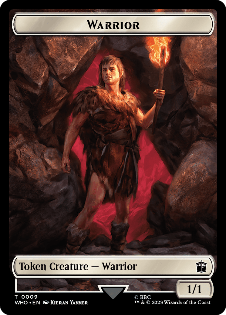 Warrior // Clue (0021) Double-Sided Token [Doctor Who Tokens] MTG Single Magic: The Gathering  | Multizone: Comics And Games