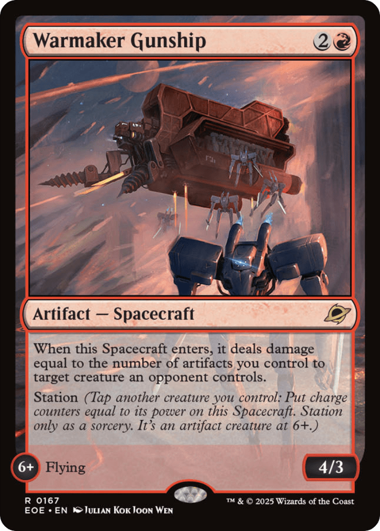 Warmaker Gunship [Edge of Eternities] MTG Single Magic: The Gathering  | Multizone: Comics And Games