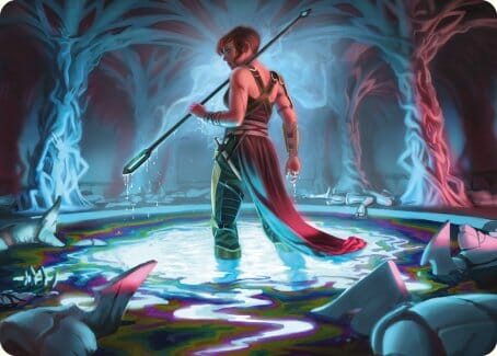 Melira, the Living Cure Art Card [Phyrexia: All Will Be One Art Series] MTG Single Magic: The Gathering  | Multizone: Comics And Games