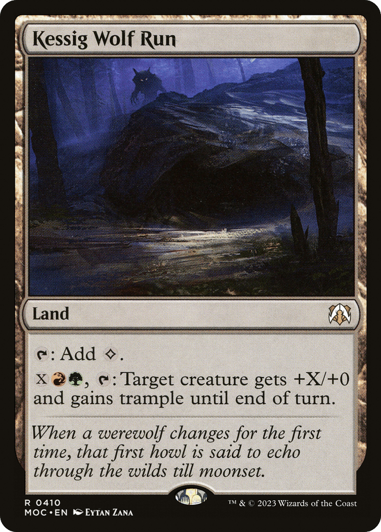 Kessig Wolf Run [March of the Machine Commander] MTG Single Magic: The Gathering  | Multizone: Comics And Games