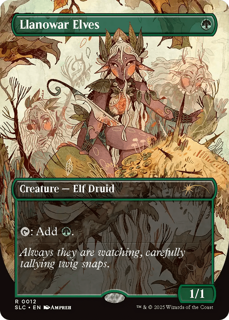 Llanowar Elves [Secret Lair Countdown Kit] MTG Single Magic: The Gathering  | Multizone: Comics And Games