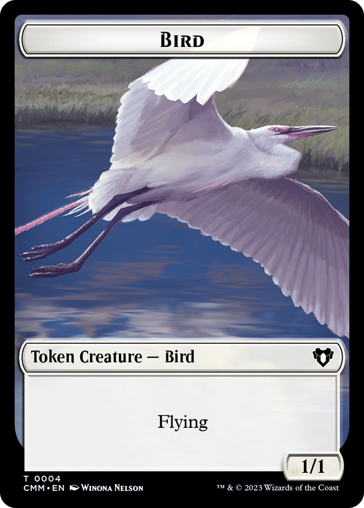 Copy (54) // Bird Double-Sided Token [Commander Masters Tokens] MTG Single Magic: The Gathering  | Multizone: Comics And Games