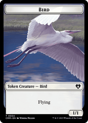 Copy (54) // Bird Double-Sided Token [Commander Masters Tokens] MTG Single Magic: The Gathering  | Multizone: Comics And Games