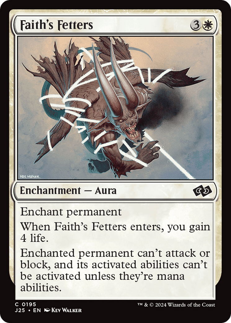Faith's Fetters [Foundations Jumpstart] MTG Single Magic: The Gathering  | Multizone: Comics And Games