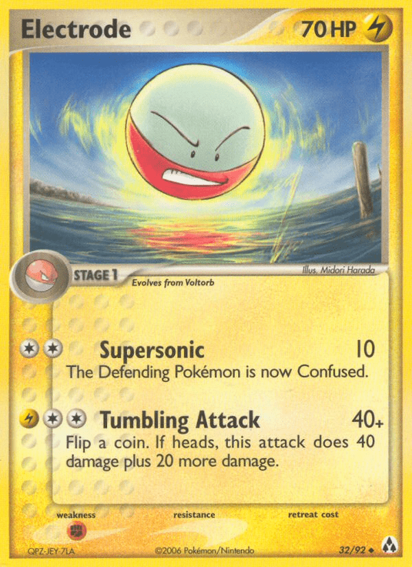 Electrode (32/92) [EX: Legend Maker] Pokemon Single Pokémon  | Multizone: Comics And Games