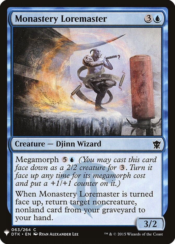 Monastery Loremaster [Mystery Booster] MTG Single Magic: The Gathering  | Multizone: Comics And Games