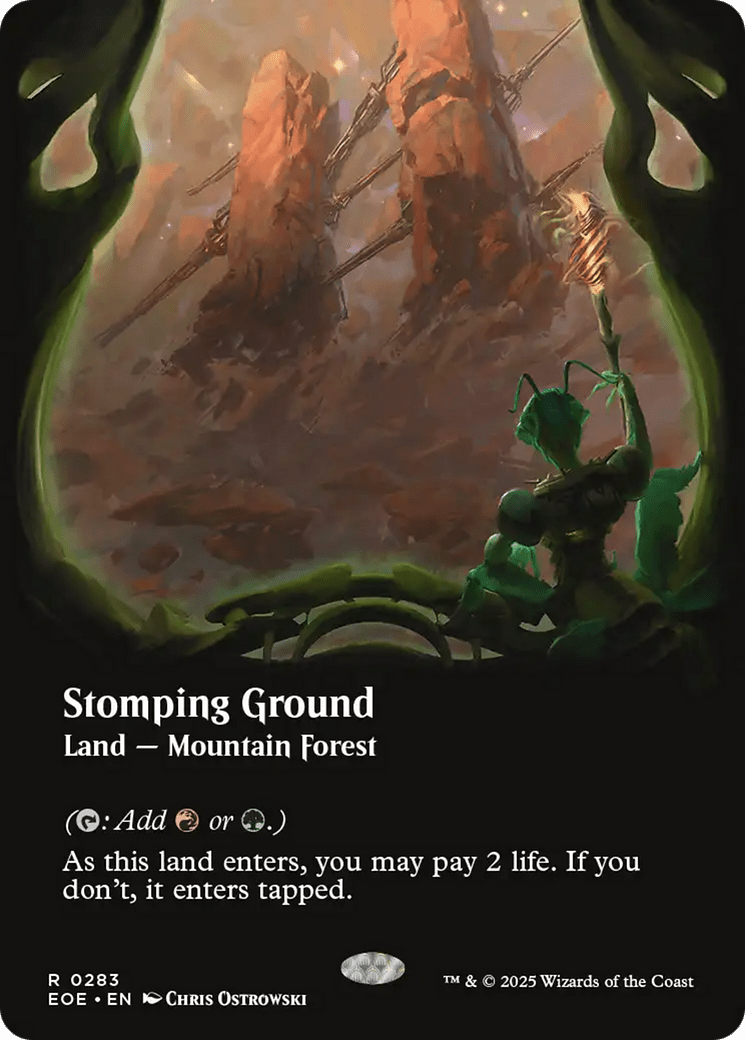 Stomping Ground (Borderless) [Edge of Eternities] MTG Single Magic: The Gathering  | Multizone: Comics And Games