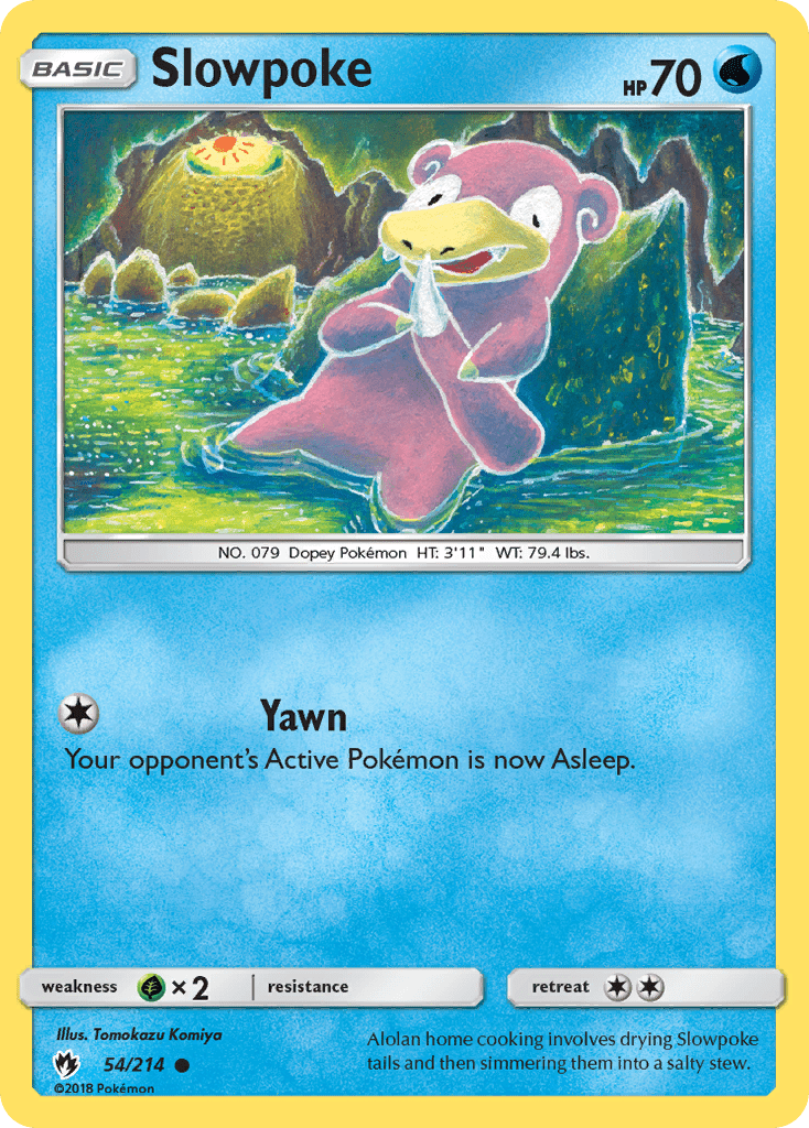 Slowpoke (54/214) [Sun & Moon: Lost Thunder] Pokemon Single Pokémon  | Multizone: Comics And Games