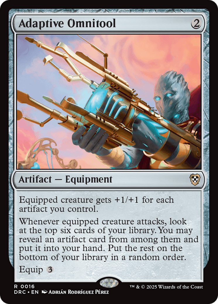 Adaptive Omnitool [Aetherdrift Commander] MTG Single Magic: The Gathering  | Multizone: Comics And Games