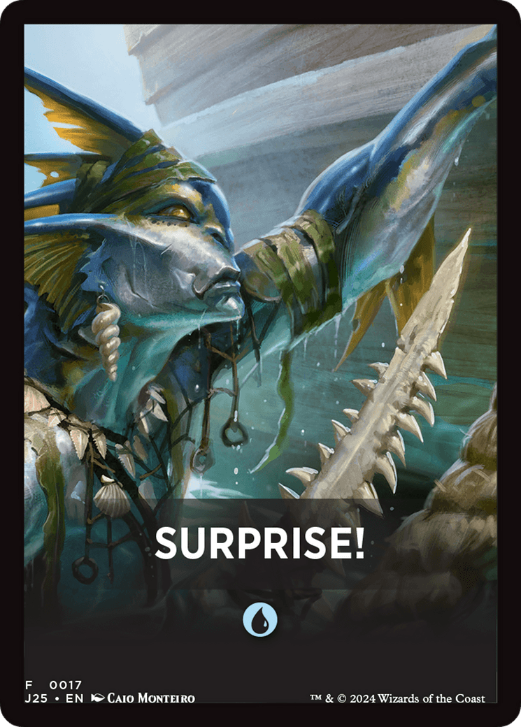 Surprise! Theme Card [Foundations Jumpstart Front Cards] MTG Single Magic: The Gathering  | Multizone: Comics And Games
