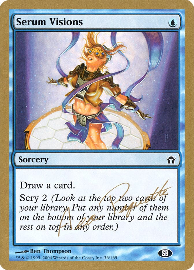 Serum Visions (Aeo Paquette) (SB) [World Championship Decks 2004] MTG Single Magic: The Gathering  | Multizone: Comics And Games
