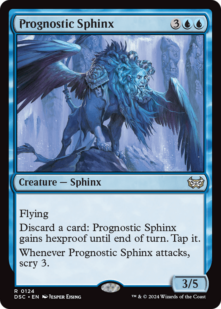 Prognostic Sphinx [Duskmourn: House of Horror Commander] MTG Single Magic: The Gathering  | Multizone: Comics And Games