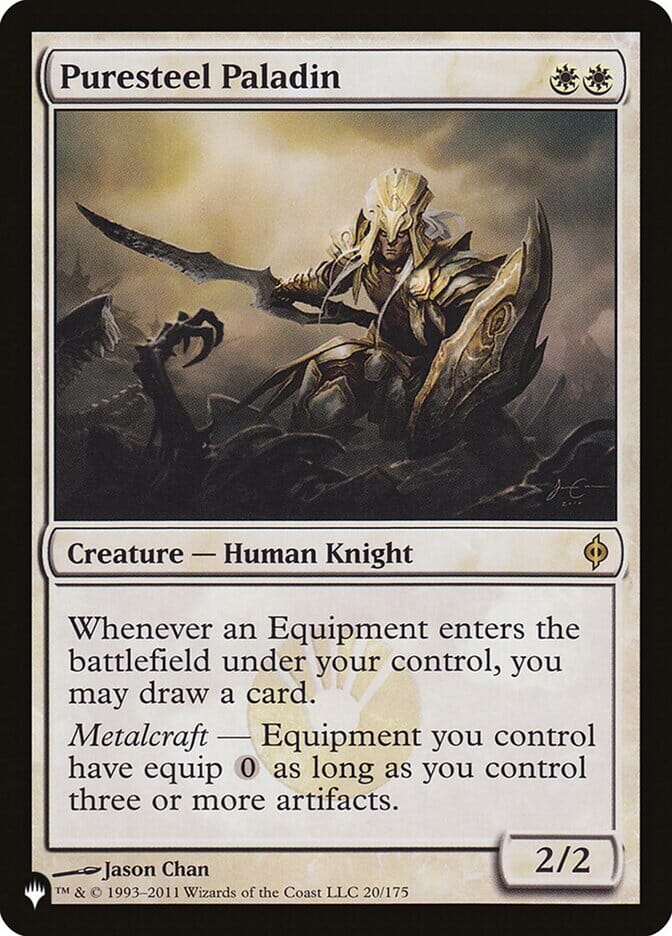 Puresteel Paladin [The List] MTG Single Magic: The Gathering  | Multizone: Comics And Games